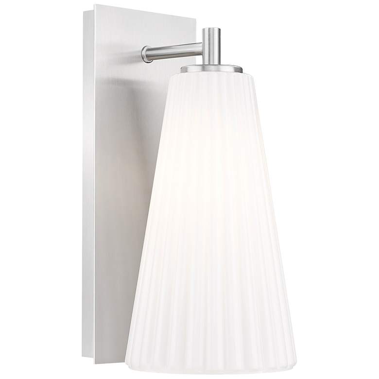 Image 1 Farrell by Z-Lite Brushed Nickel 6 inch 1 Light Wall Sconce