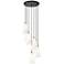 Farrell by Z-Lite Matte Black 18 inch 7 Light Chandelier