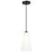 Farrell by Z-Lite Matte Black 6 inch 1 Light Pendant