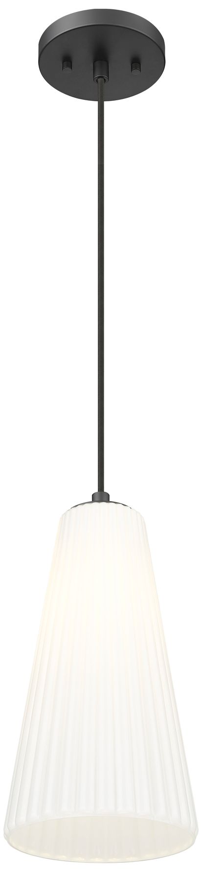 Image 5 Farrell by Z-Lite Matte Black 7.25 inch 1 Light Pendant more views