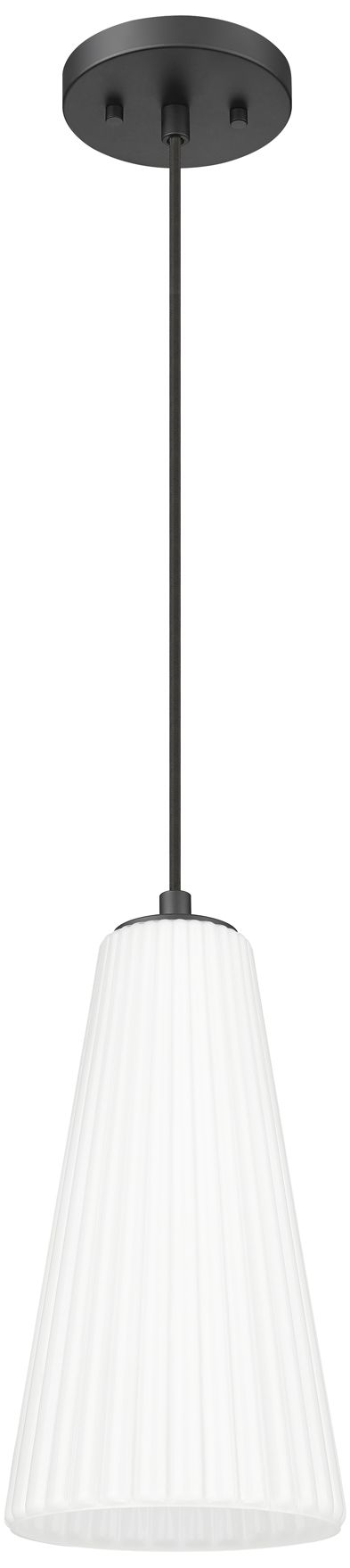 Image 7 Farrell by Z-Lite Matte Black 7.25 inch 1 Light Pendant more views