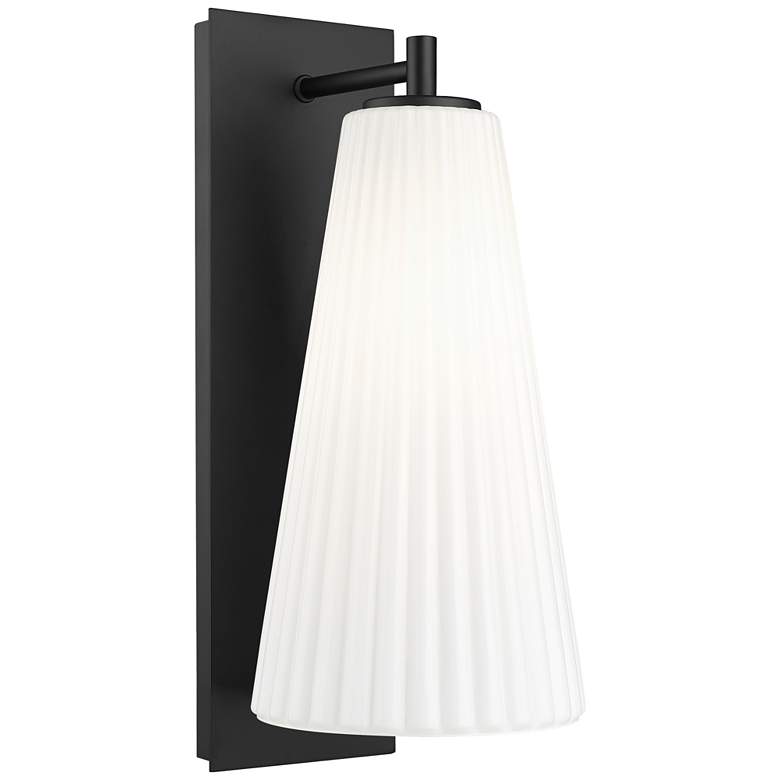 Image 1 Farrell by Z-Lite Matte Black 7.25 inch 1 Light Wall Sconce