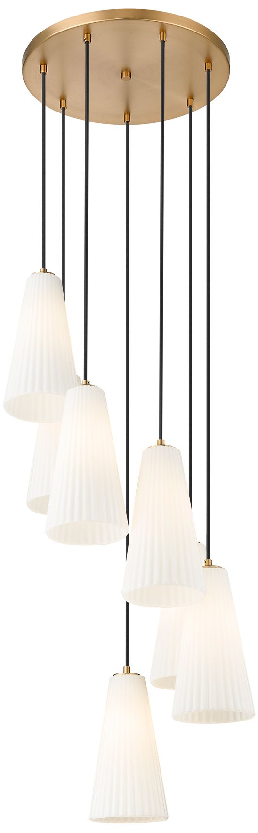 Image 2 Farrell by Z-Lite Modern Gold 18 inch 7 Light Chandelier more views