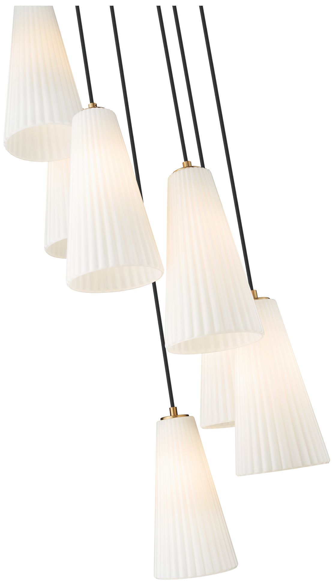 Image 3 Farrell by Z-Lite Modern Gold 18 inch 7 Light Chandelier more views