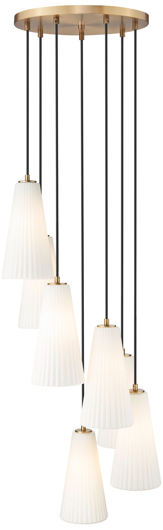 Image 4 Farrell by Z-Lite Modern Gold 18 inch 7 Light Chandelier more views