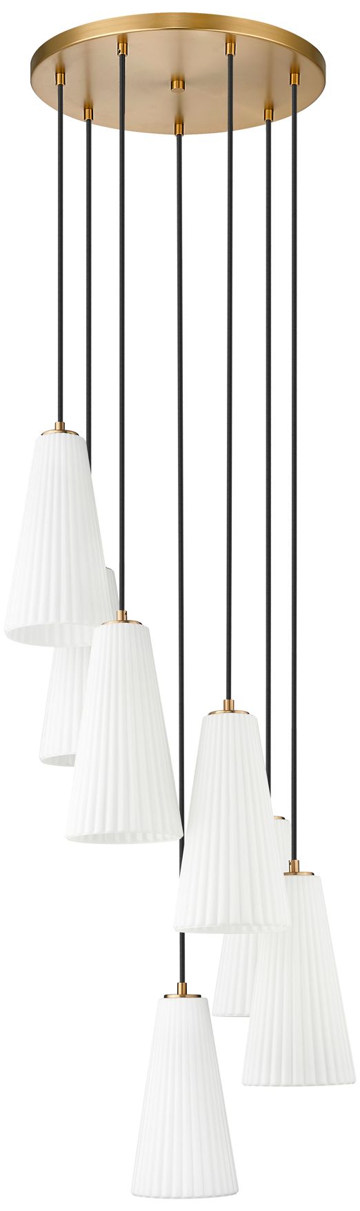 Image 5 Farrell by Z-Lite Modern Gold 18 inch 7 Light Chandelier more views