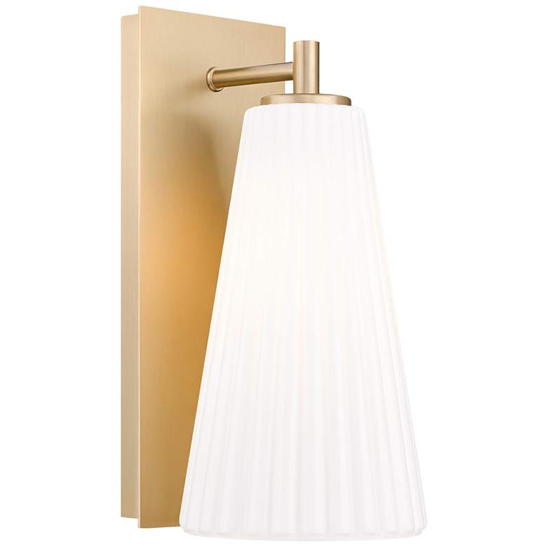 Image 1 Farrell by Z-Lite Modern Gold 6 inch 1 Light Wall Sconce
