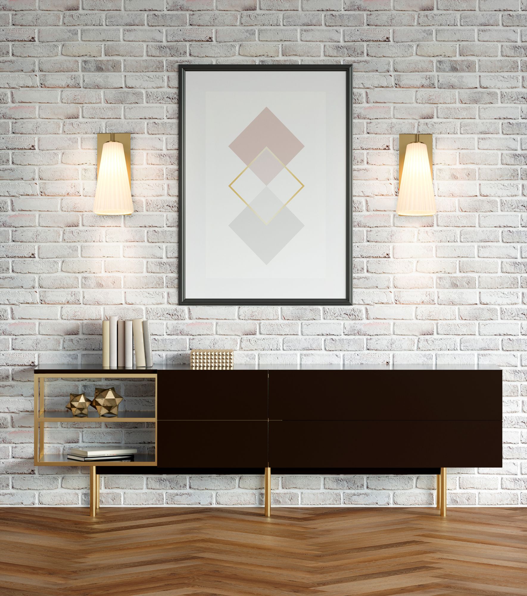 Image 3 Farrell by Z-Lite Modern Gold 6 inch 1 Light Wall Sconce more views