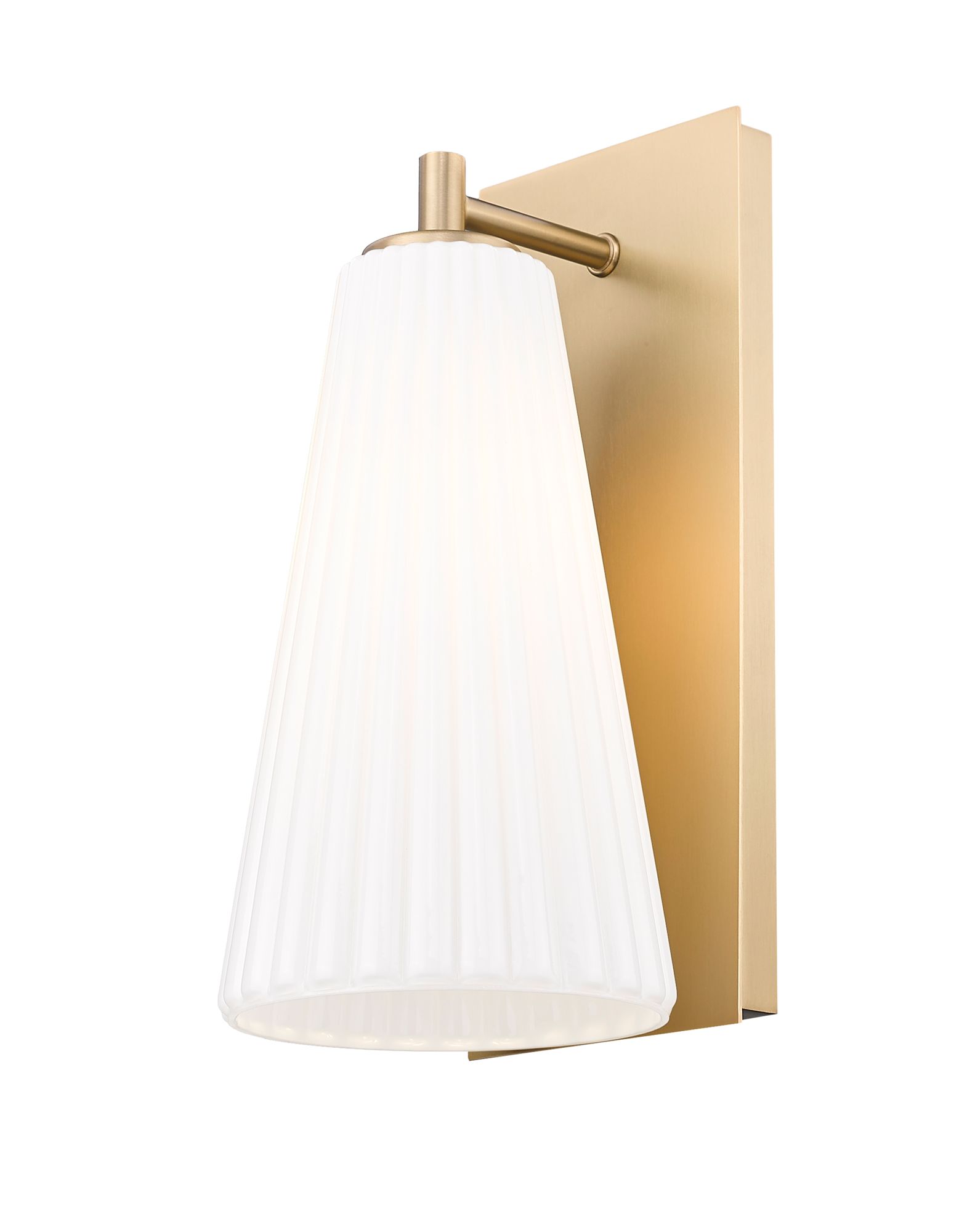 Image 5 Farrell by Z-Lite Modern Gold 6 inch 1 Light Wall Sconce more views