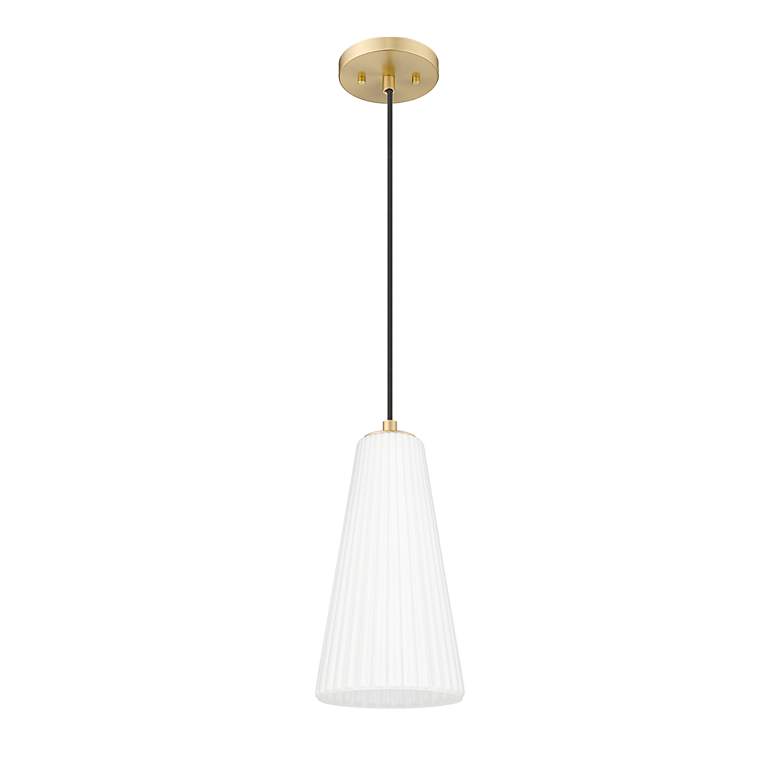 Image 7 Farrell by Z-Lite Modern Gold 7.25 inch 1 Light Pendant more views