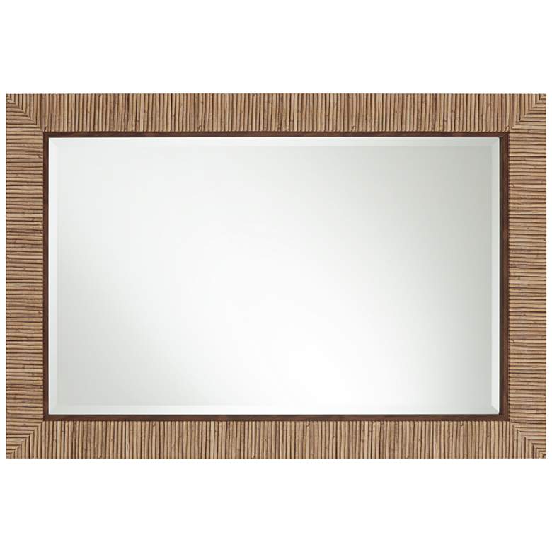 Image 5 Farria 24" x 36" Matte Natural Rectangular Wall Mirror more views