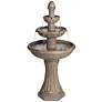 Watch A Video About the Farron Gray Three Tier LED Lighted Outdoor Fountain