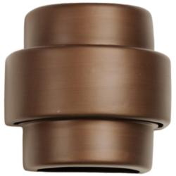Fasciato-10-inch-high-ceramic-bronze-up/down-LED-outdoor-wall-light