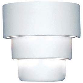 Image1 of Fasciato 10"H White Bisque Up/Down LED Outdoor Wall Light