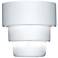 Fasciato 10"H White Bisque Up/Down LED Outdoor Wall Light