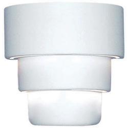 Fasciato 10&quot;H White Bisque Up/Down LED Outdoor Wall Light