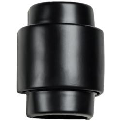 Fasciato-13.5-inch-high-ceramic-black-up/down-LED-outdoor-wall-light