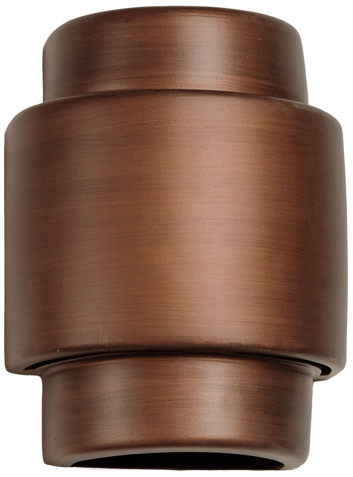Fasciato-13.5-inch-high-ceramic-copper-up/down-LED-outdoor-wall-light