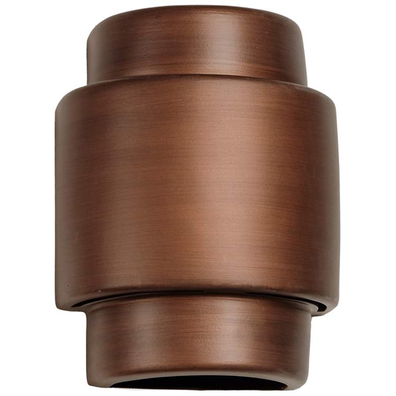 Image 1 Fasciato-13.5-inch-high-ceramic-copper-up/down-LED-outdoor-wall-light