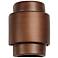 Fasciato-13.5-inch-high-ceramic-copper-up/down-LED-outdoor-wall-light