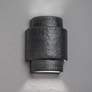 1_Fasciato-13.5-inch-high-ceramic-hammered-pewter-up/down-LED-outdoor