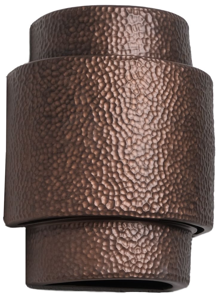 Fasciato-13.5-inch-high-ceramic-paintable-white-up/down-LED-outdoor