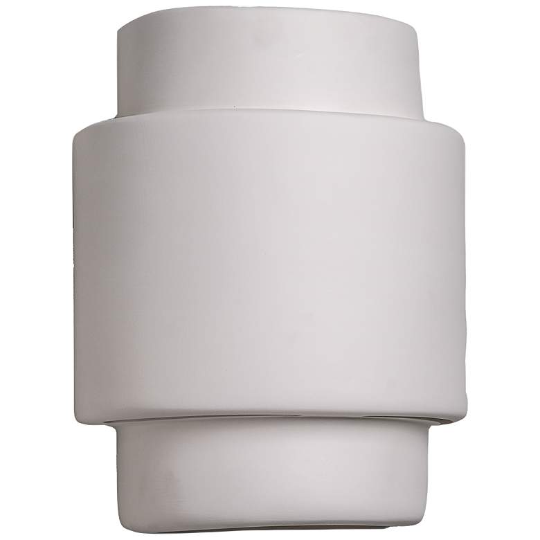 Image 2 Fasciato 13 1/2" High White Bisque LED Outdoor Wall Light