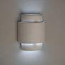 Fasciato 13 1/2" High White Bisque LED Outdoor Wall Light