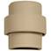 Fasciato-9-inch-high-ceramic-beige-up/down-LED-outdoor-wall-light