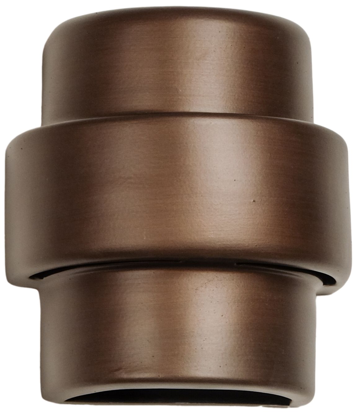 Fasciato-9-inch-high-ceramic-bronze-up/down-LED-outdoor-wall-light