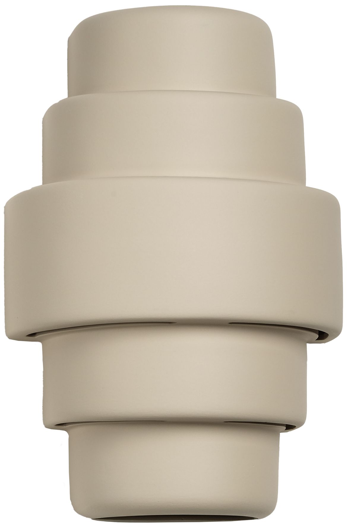 Image 2 Fasciato-9-Inch-High-Ceramic-cottonwood-Up/Down-LED-Outdoor-Wall-Light