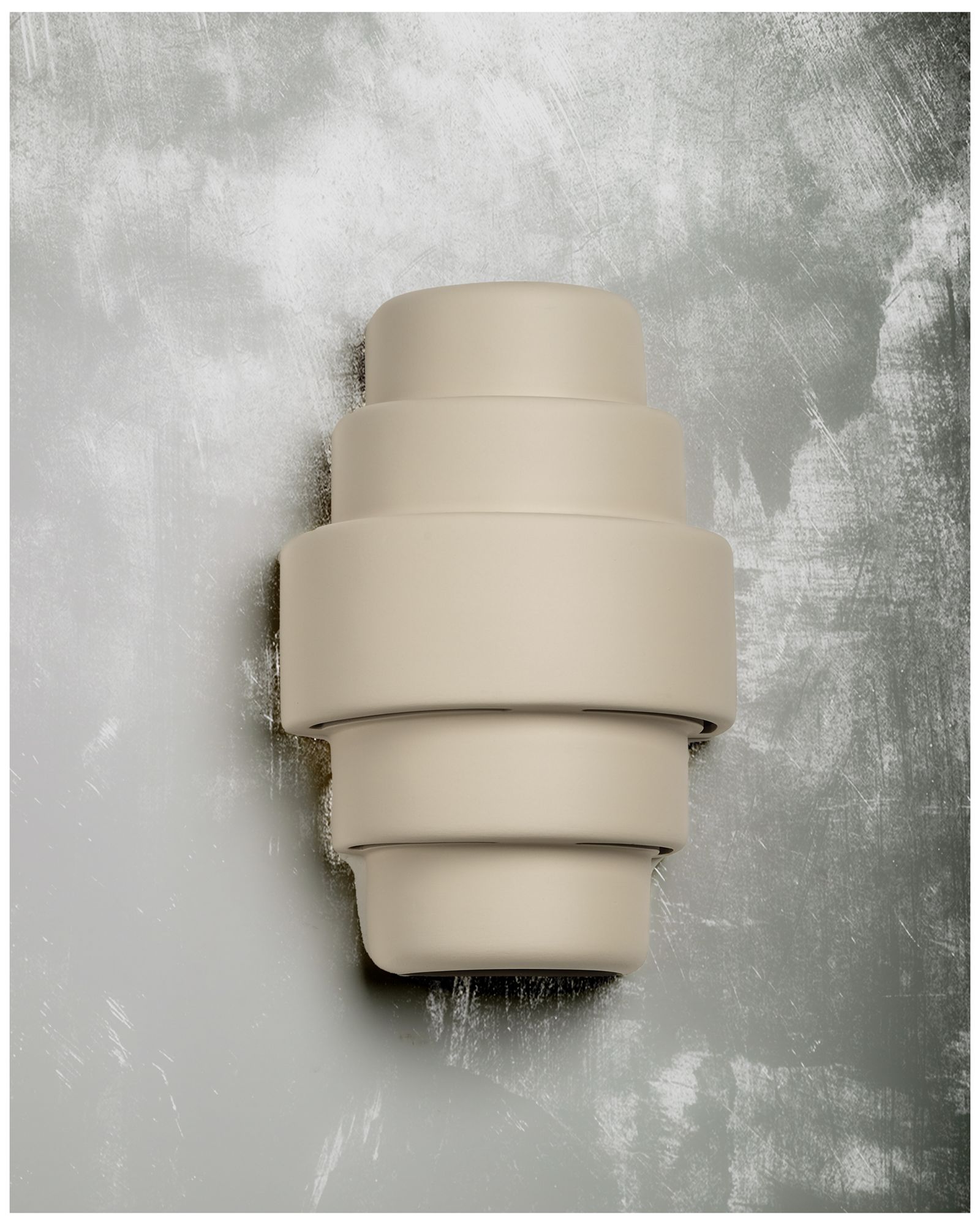 Image 3 Fasciato-9-Inch-High-Ceramic-cottonwood-Up/Down-LED-Outdoor-Wall-Light more views