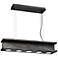 Fascio 33"W Rustic Black 5-LED Kitchen Island Light Pendant