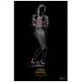Fashion Suit Look 48" High Printed Tempered Glass Wall Art