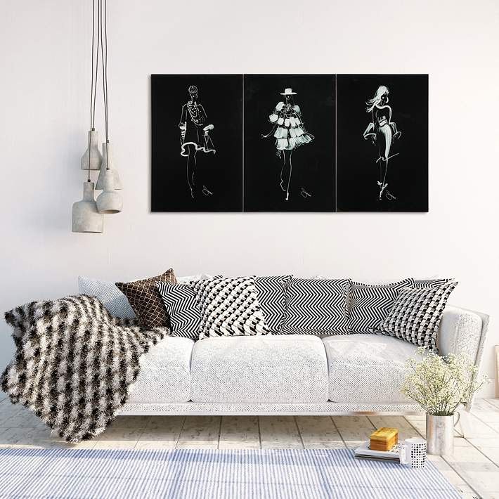 Luodroduo Fashion Wall Art Bathroom Decor Prints Set of 6 Pink Black and  White Glam Glitter Tissue Canvas Poster Pictures Photos Bathroom Artwork  Wall