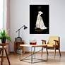 Fashion White Look 48" High Printed Tempered Glass Wall Art