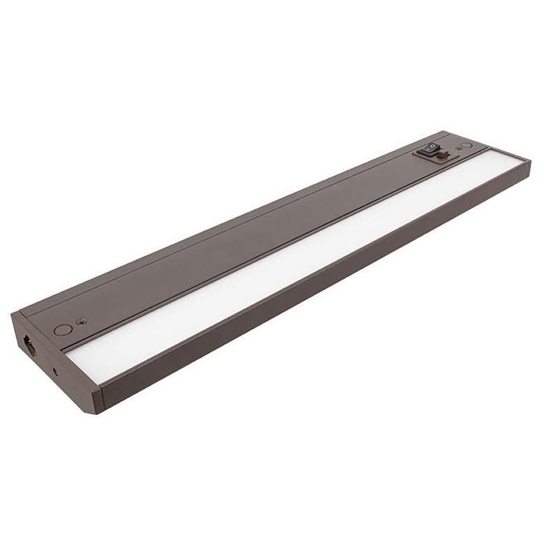 Image 1 Fasto 16"W Dark Bronze Modular 3-CCT LED Under Cabinet Light