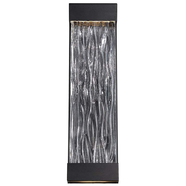 Image 1 Fathom 16 inchH x 6 inchW 1-Light Outdoor Wall Light in Black