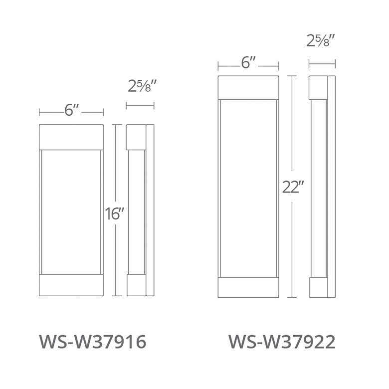 Image 2 Fathom 16"H x 6"W 1-Light Outdoor Wall Light in Black more views