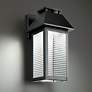 Thumbnail1 of Faulkner 18"H x 9"W 1-Light Outdoor Wall Light in Black