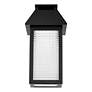 Thumbnail3 of Faulkner 18"H x 9"W 1-Light Outdoor Wall Light in Black more views