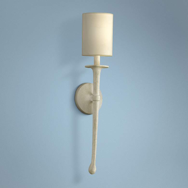 Image 1 Faulkner 24 inch High Gesso White Wall Sconce by Troy Lighting