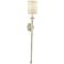 Faulkner 37" High Gesso White Wall Sconce by Troy Lighting