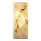 Faux Alabaster Rectangle Wall Sconce