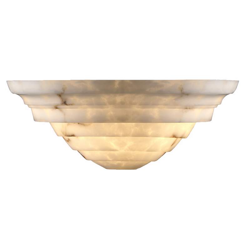 Image 1 Faux Alabaster Supreme Wall Sconce