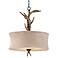 Faux Antler 20" Wide 3-Light Pendant Light