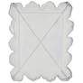 6_Faux Bois Metal Wall Mirror, White more views