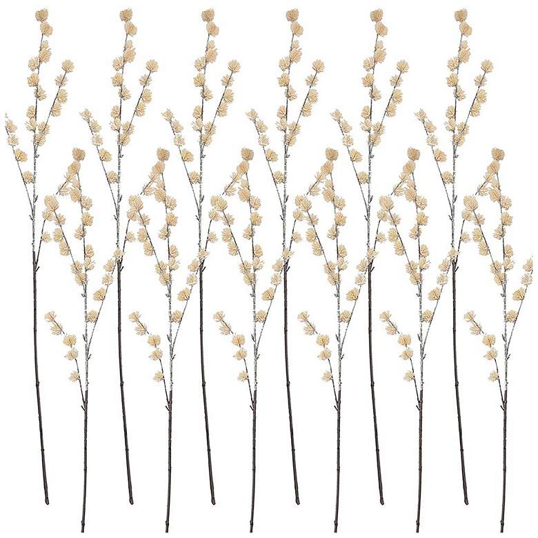 Image 1 Faux Branch 44"H Set of 12 Cream