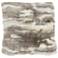 Faux Fur Gray Angora Rabbit 20" Square Throw Pillow
