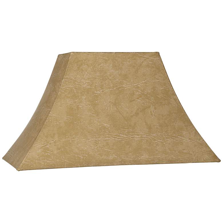 Image 1 Faux Leather Lamp Shade 7.75x18x9.5 (Spider)